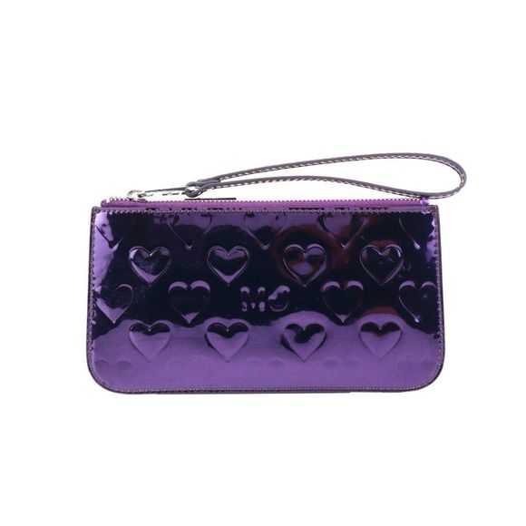 NEW Marc by Marc Jacobs Mirror Heart Wristlet Wallet - Picture 2 of 6